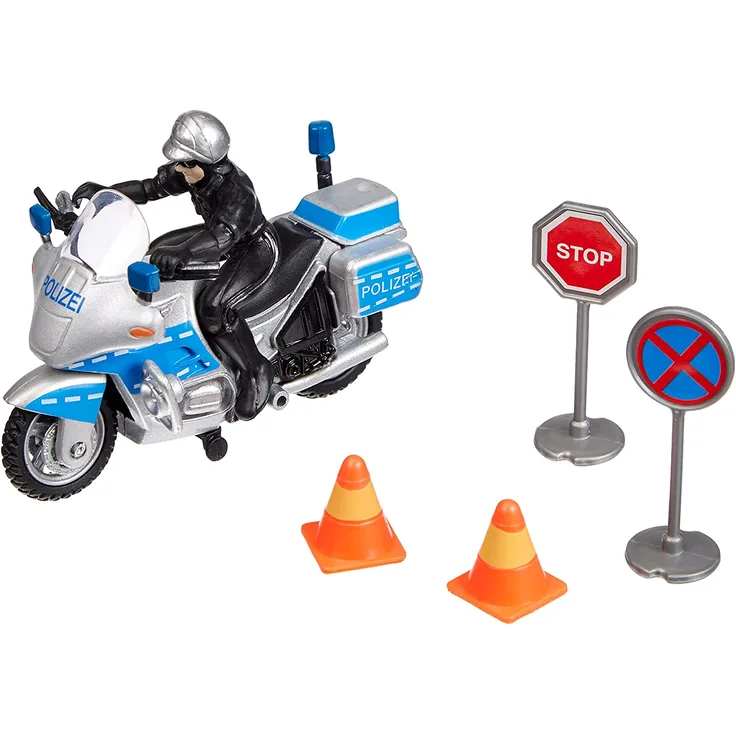 Dickie Toys 203341029 Police Bike Set