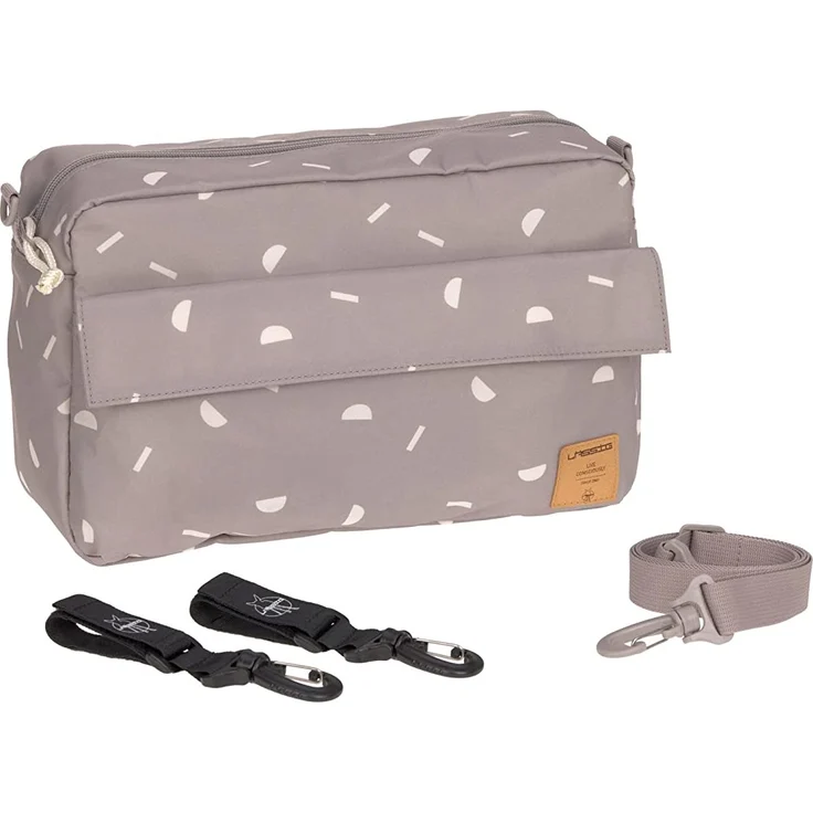 Lässig Organizer Buggy Bag Blocks taupe – Bild 1