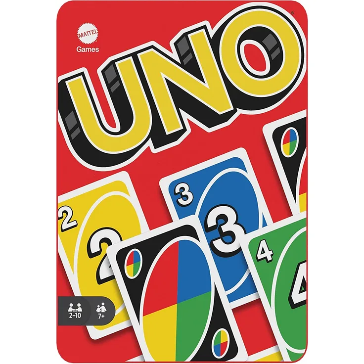 Mattel Games HGB63 - UNO-Kartenspiel mit 112 Karten und Sammlerdose, Spielzeug ab 7 Jahren