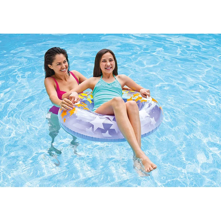 Intex 59256 - Schwimmring Stern mit Griffen 91 cm - 1x Schwimmring, zufällige Farbauswahl – Bild 8