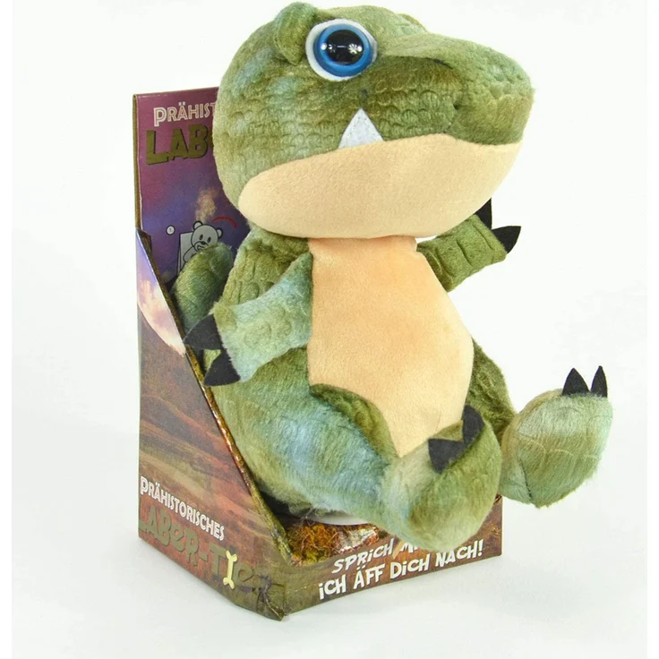 Kögler 75946 - Laber Dino Babytooth, Labertier mit Aufnahme- und Wiedergabefunktion, plappert alles witzig nach und bewegt sich, ca. 20 cm groß, ideal als Geschenk für Jungen und Mädchen - Preisvergleich – Bild 2