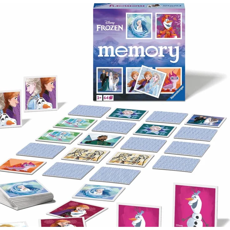 Ravensburger - 20890 - Disney Frozen memory®, der Spieleklassiker für alle Frozen Fans, Merkspiel für 2-8 Spieler ab 3 Jahren - Preisvergleich – Bild 1