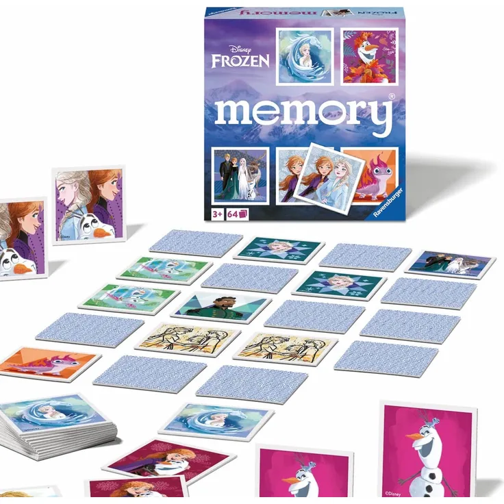 Ravensburger - 20890 - Disney Frozen memory®, der Spieleklassiker für alle Frozen Fans, Merkspiel für 2-8 Spieler ab 3 Jahren - Preisvergleich