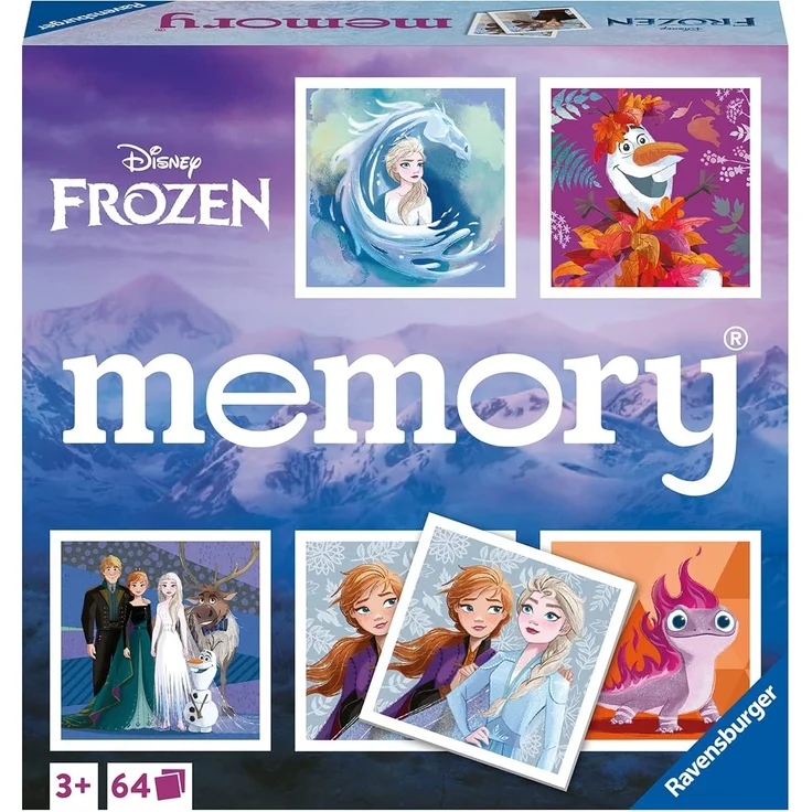 Ravensburger - 20890 - Disney Frozen memory®, der Spieleklassiker für alle Frozen Fans, Merkspiel für 2-8 Spieler ab 3 Jahren - Preisvergleich – Bild 2