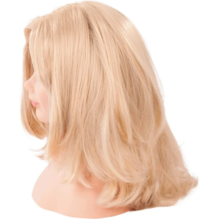 Götz 1192052 Haarwerk mit blonden Haaren und blauen Augen - 28 cm hoher Frisierkopf- und Schminkkopf in 58-teiligen Set - geeignet für Mädchen ab 3 Jahren – Bild 2