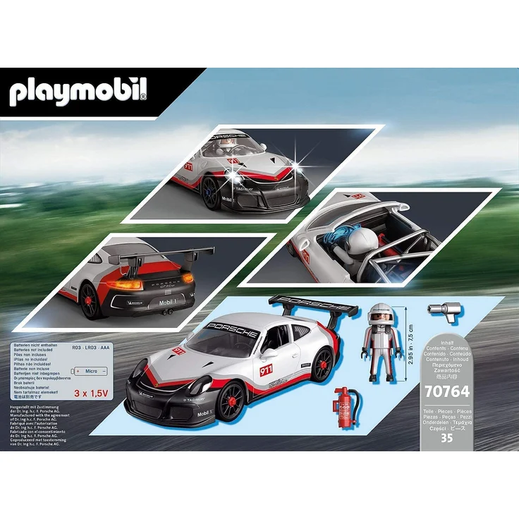 PLAYMOBIL Porsche 70764 'Porsche 911 GT3 Cup', 35 Teile, ab 5 Jahren – Bild 4