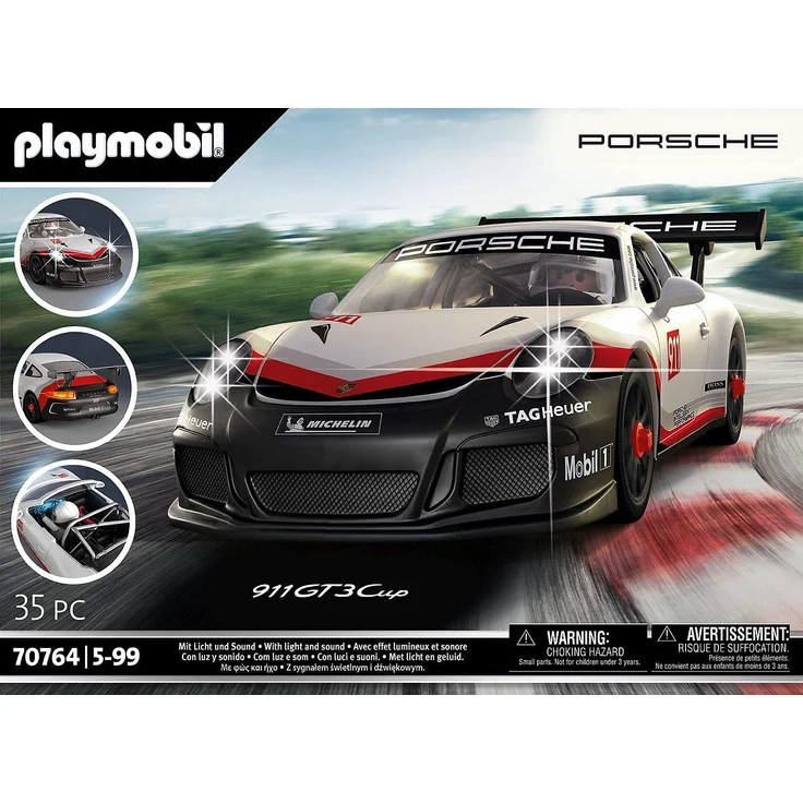 PLAYMOBIL Porsche 70764 'Porsche 911 GT3 Cup', 35 Teile, ab 5 Jahren – Bild 3