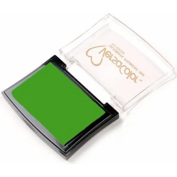Tsukineko 1511840 Pigment Stempelkissen, 10 x 6 cm, grün