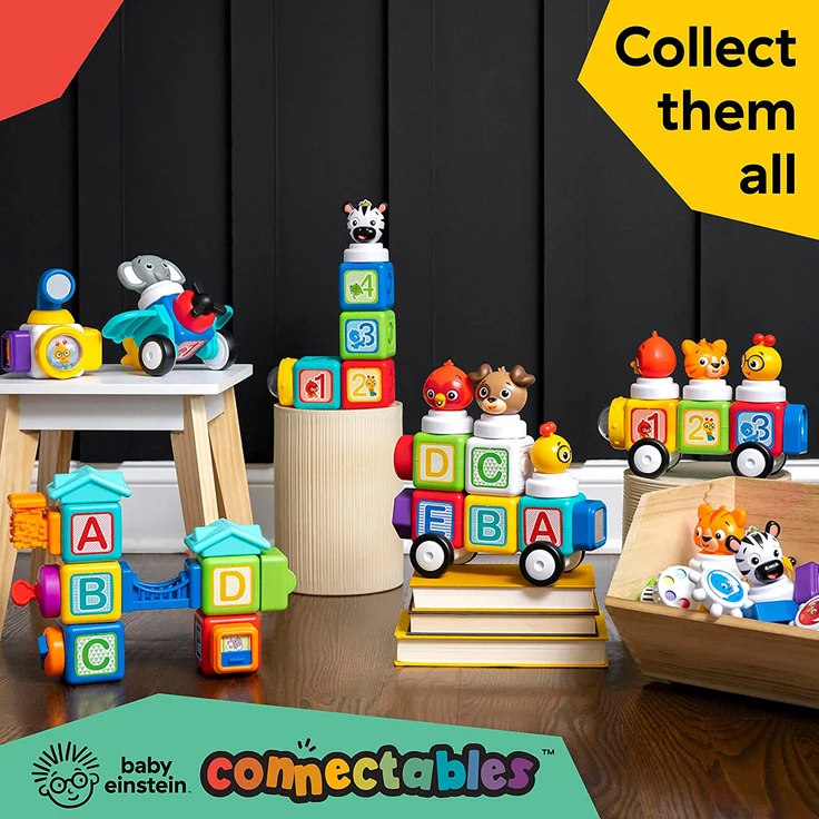 Baby Einstein Click & Create Magnetic Activity Blocks – Bild 10