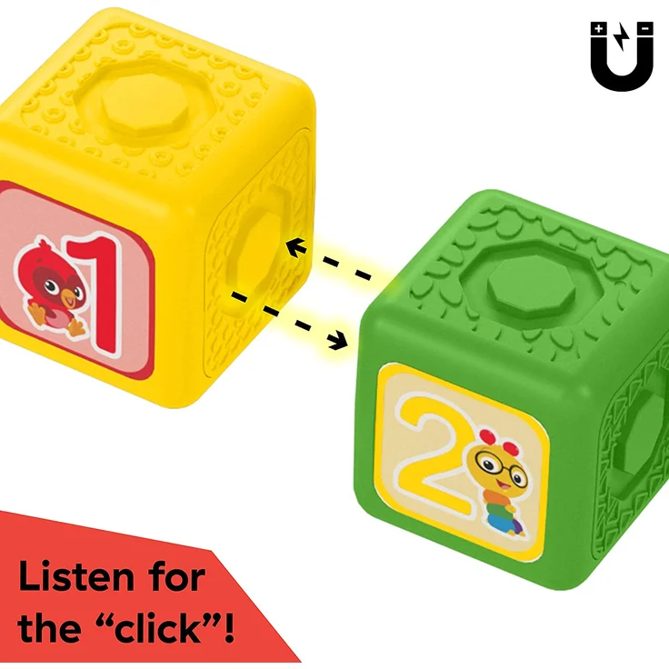 Baby Einstein Click & Create Magnetic Activity Blocks – Bild 9