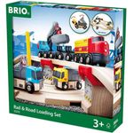 BRIO Bahn 33210 - Straßen & Schienen Steinverlade Set