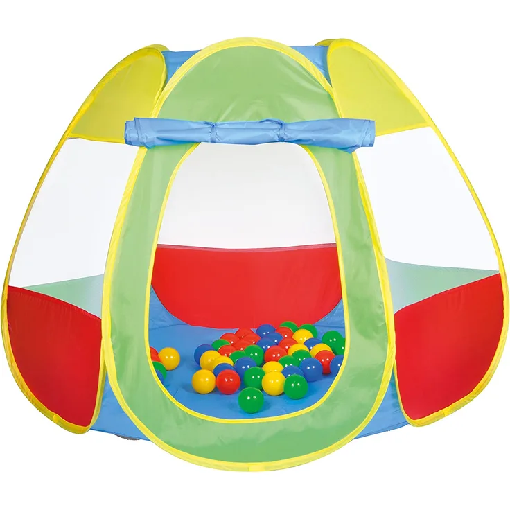 Knorrtoys 55323 - Bällebad Bellox inklusive 50 Bälle, Spielzelt, bunt