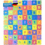 all kids United® Kinder Puzzlematte 118 x 132 cm - Kinderteppich Spiel-Teppich Schadstofffrei Spielmatte Eva Schaumstoff-Matte (XL - 144-teilig)