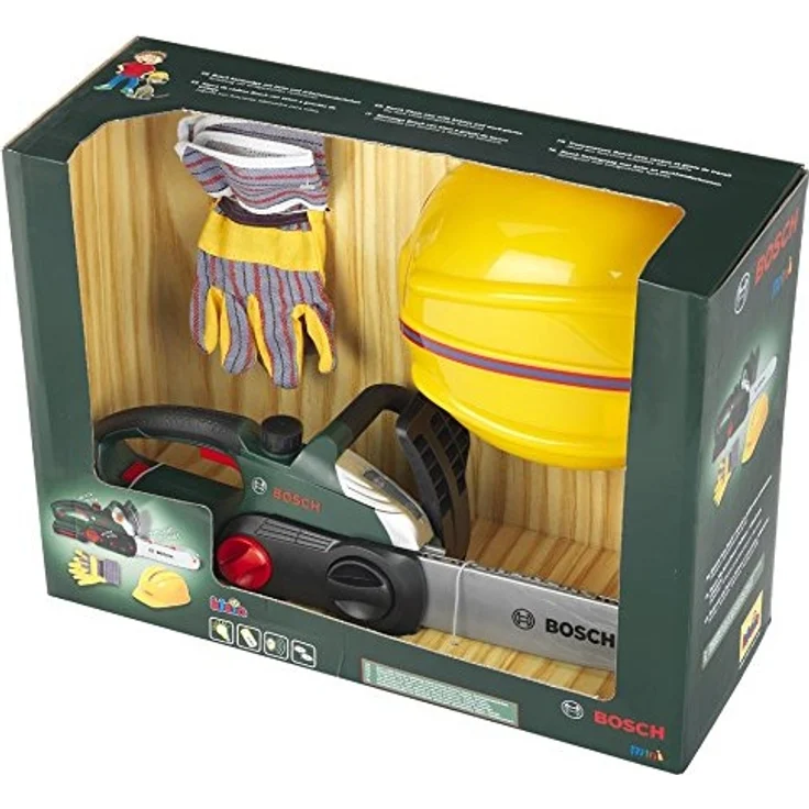 Theo Klein 8456 Bosch Kettensäge, Helm, Handschuhe, Spiel - Preisvergleich – Bild 2
