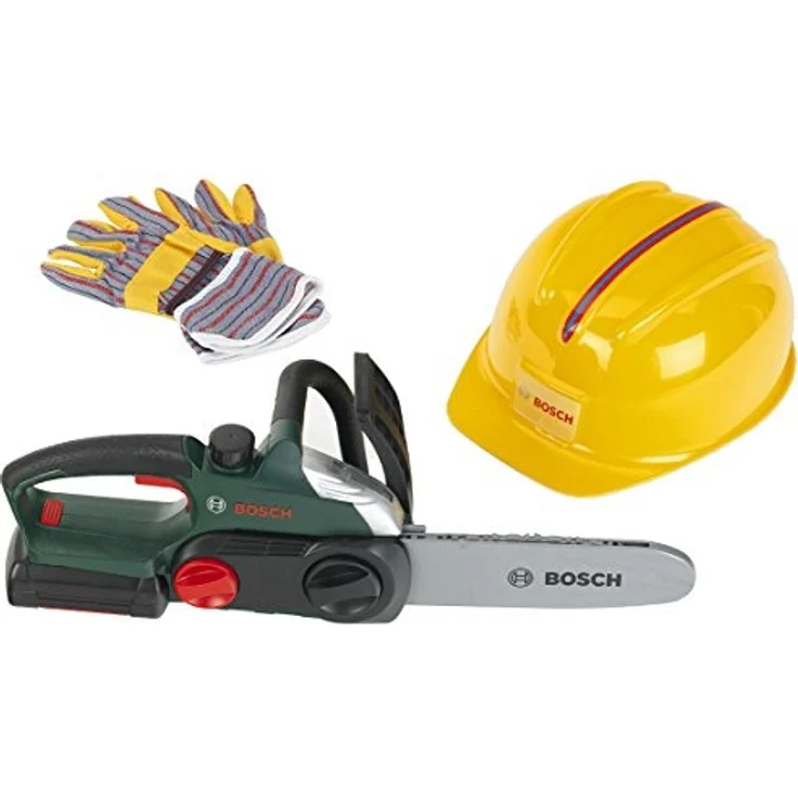 Theo Klein 8456 Bosch Kettensäge, Helm, Handschuhe, Spiel - Preisvergleich – Bild 1