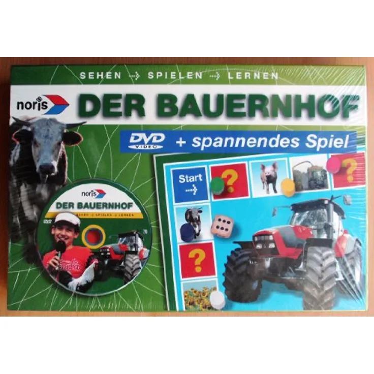 NORIS DVD-Lernspiel "Der Bauernhof" inklusive 20 Min. DVD Film [Spielzeug]