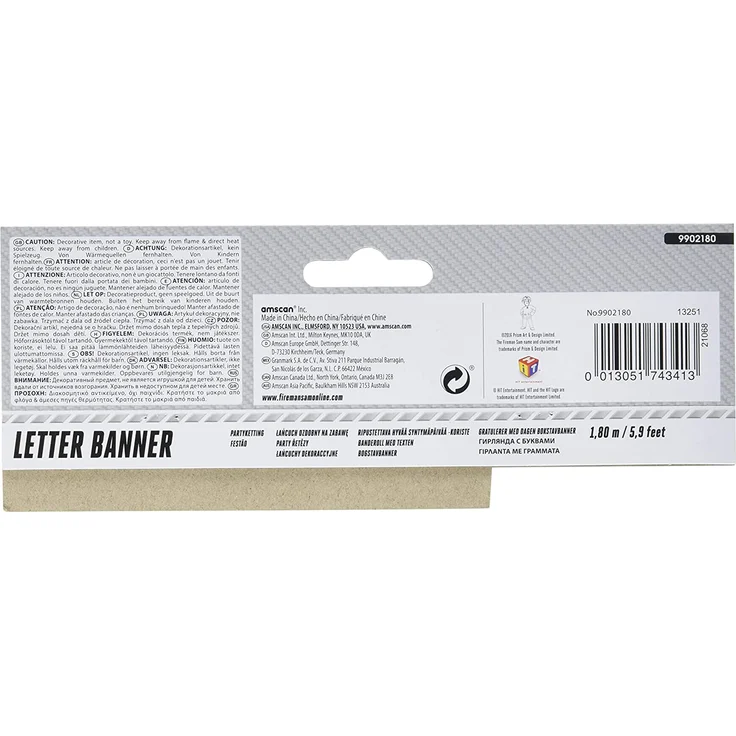 Partykette Feuerwehrmann Sam 2017 180 x 15 cm – Bild 2