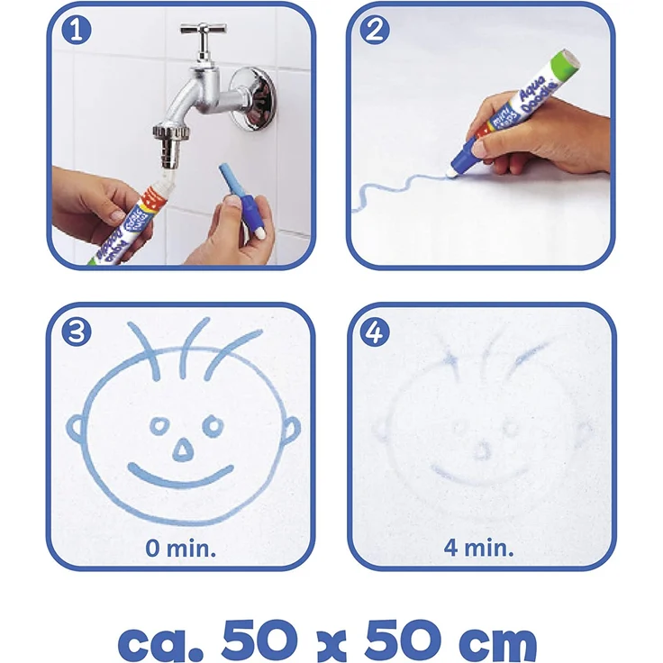 Ravensburger ministeps Aqua Doodle - Malen für Kinder ab 18 Monaten, Kreatives Malset für fleckenfreien Malspaß mit Wasser- inklusive Malmatte und Stift – Bild 10