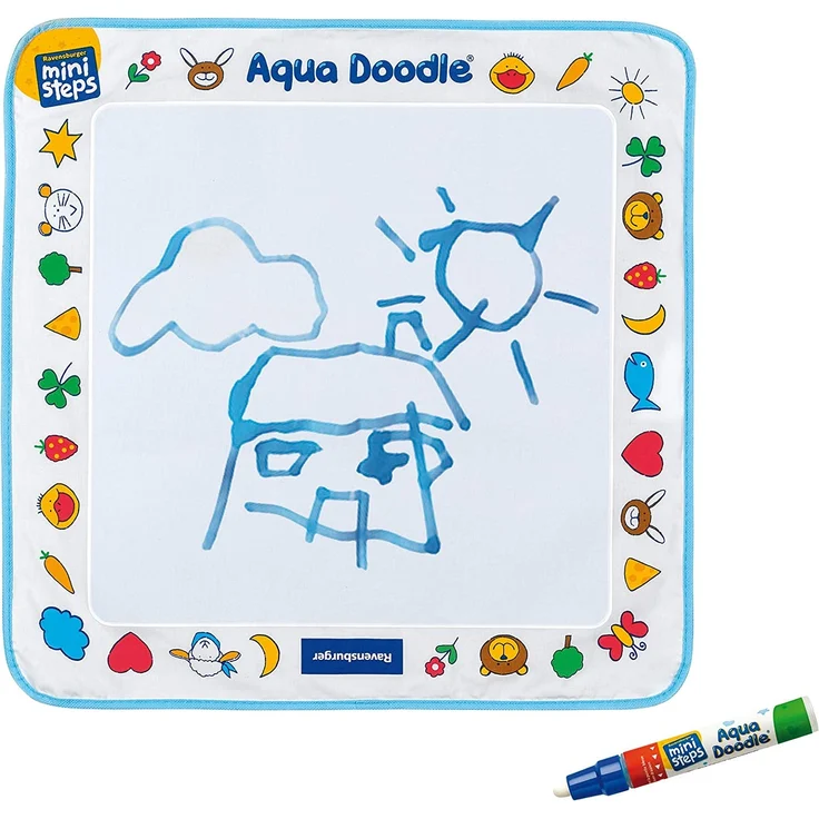 Ravensburger ministeps Aqua Doodle - Malen für Kinder ab 18 Monaten, Kreatives Malset für fleckenfreien Malspaß mit Wasser- inklusive Malmatte und Stift – Bild 11