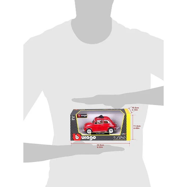 Fiat 500L (1968) 1:24 red – Bild 13
