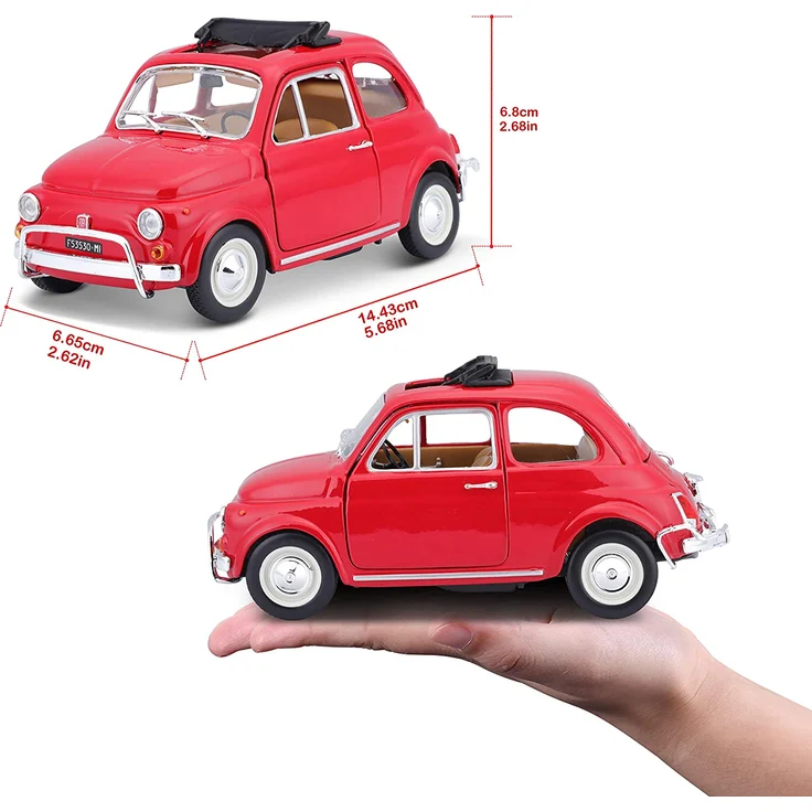 Fiat 500L (1968) 1:24 red – Bild 11