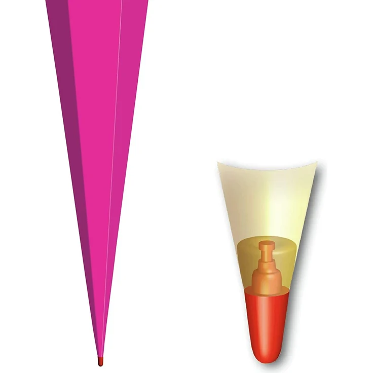 Roth Schultüte - 85cm Eckig Pink Schultüte – Bild 3