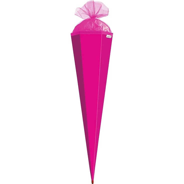 Roth Schultüte - 85cm Eckig Pink Schultüte – Bild 1