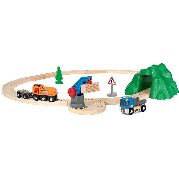 BRIO Bahn - Starterset Güterzug mit Kran – Bild 2