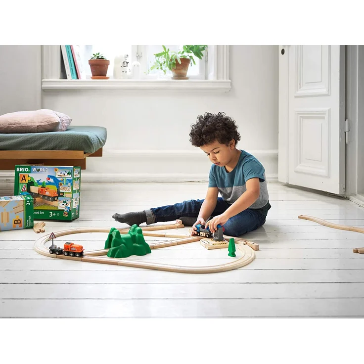 BRIO Bahn - Starterset Güterzug mit Kran – Bild 7
