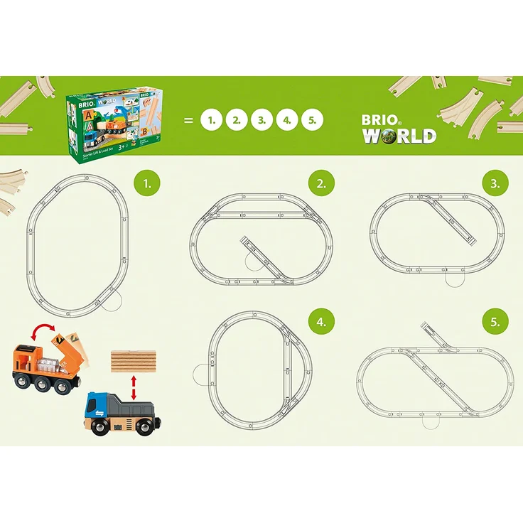 BRIO Bahn - Starterset Güterzug mit Kran – Bild 8