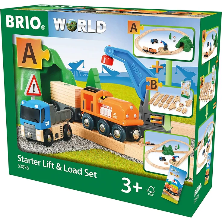 BRIO Bahn - Starterset Güterzug mit Kran – Bild 10