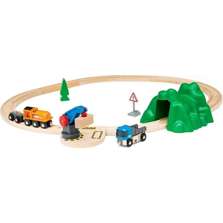 BRIO Bahn - Starterset Güterzug mit Kran – Bild 20