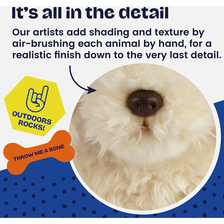 Living Nature Soft Toy - Stofftier Labradoodle (20cm) – Bild 6