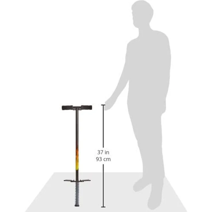 small foot 9503 Pogo Stick, Hüpfstange für Kinder ab 5 Jahren, im coolen Design gestaltet, belastbar bis 50 kg, Schwarz – Bild 8