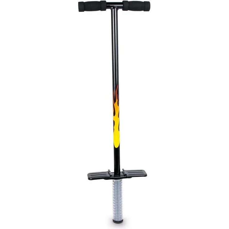 small foot 9503 Pogo Stick, Hüpfstange für Kinder ab 5 Jahren, im coolen Design gestaltet, belastbar bis 50 kg, Schwarz – Bild 3