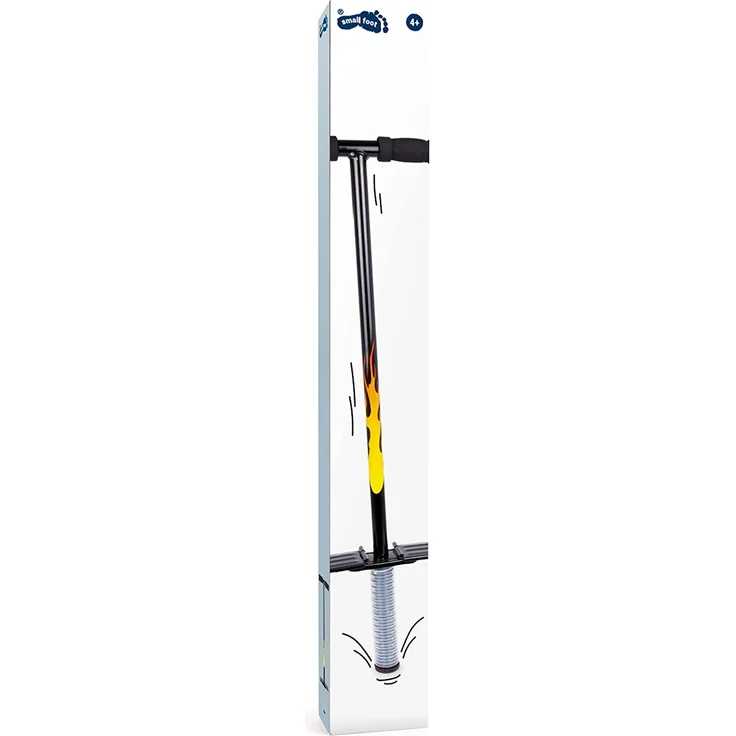 small foot 9503 Pogo Stick, Hüpfstange für Kinder ab 5 Jahren, im coolen Design gestaltet, belastbar bis 50 kg, Schwarz – Bild 5