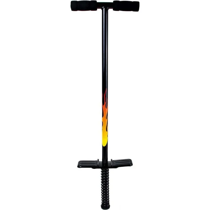 small foot 9503 Pogo Stick, Hüpfstange für Kinder ab 5 Jahren, im coolen Design gestaltet, belastbar bis 50 kg, Schwarz – Bild 1