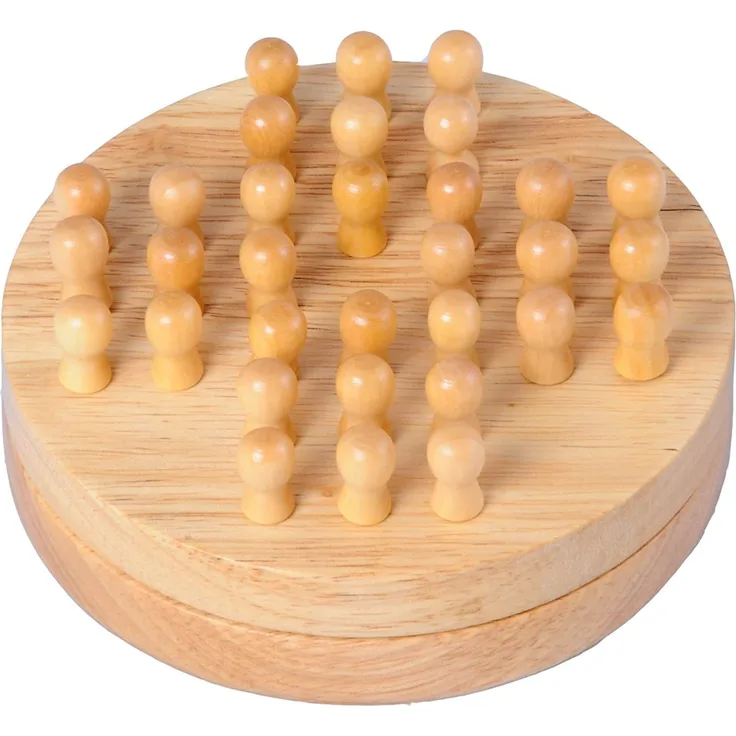 Engelhart - Solitaire Tout Rond en Bois - 200117