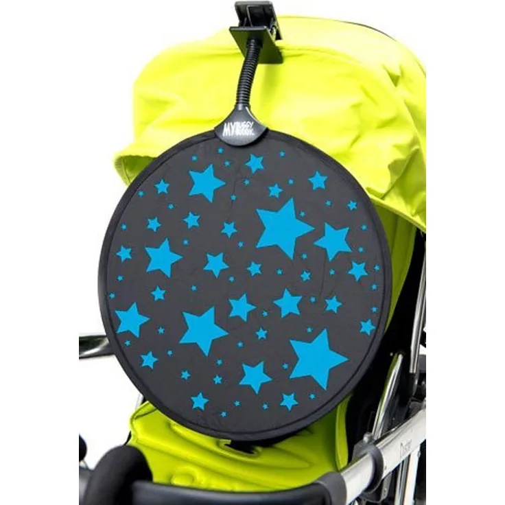 My Buggy Buddy MBBSHADEBLSTAR Sonnenschutz, blau sterne