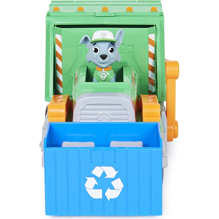 Spin Master Paw Patrol Rockys Deluxe-Recycling-Truck, Spielfahrzeug (mit Sammelfigur und 3 Werkzeugen) – Bild 10