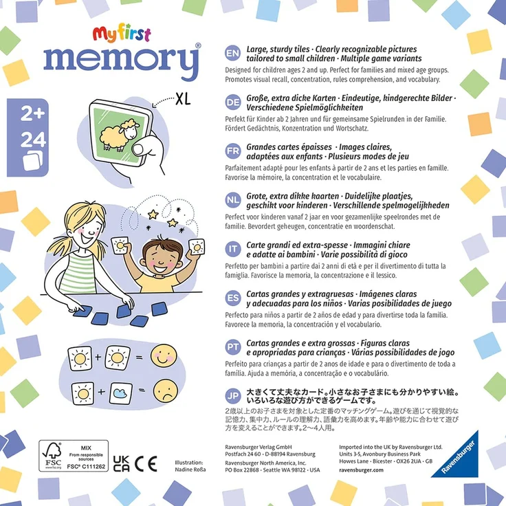 Ravensburger - 20877 - My first memory® Fahrzeuge, Merk- und Suchspiel mit extra großen Bildkarten für Kinder ab 2 Jahren - Preisvergleich – Bild 7