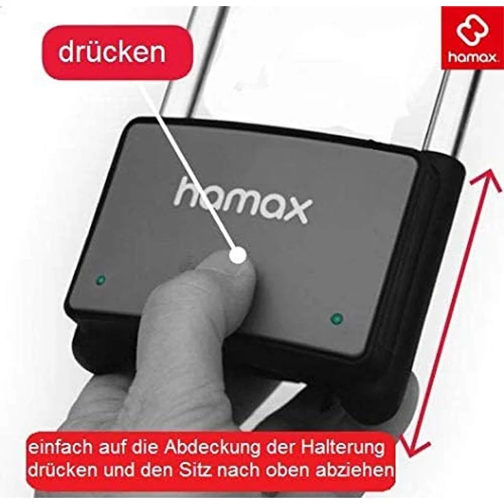 HAMAX Fahrrad Kindersitz-Montagehalterung – Bild 3