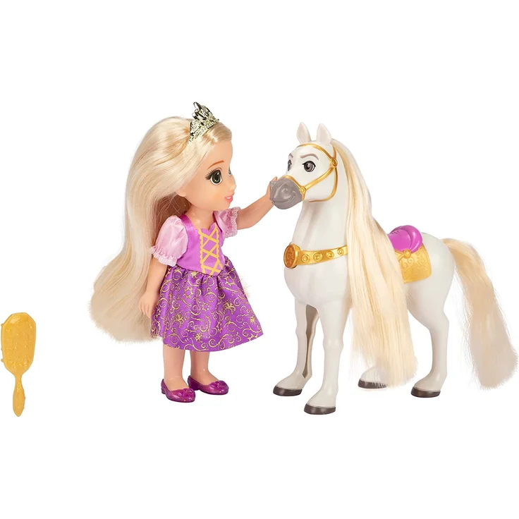 Disney Prinzessin - Spielset - Rapunzel und Pferd – Bild 5