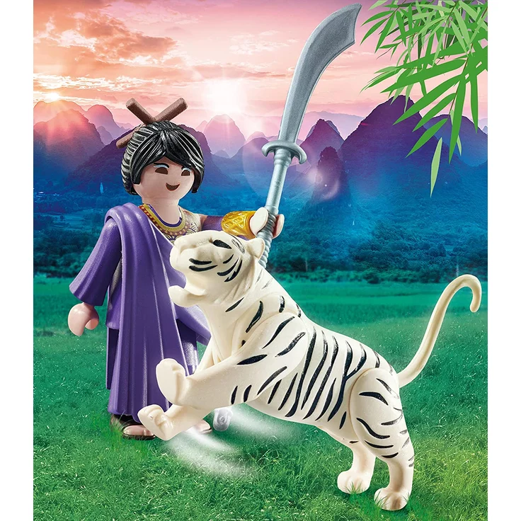 PLAYMOBIL® 70382 Special Plus Asiakämpferin mit Tiger – Bild 3
