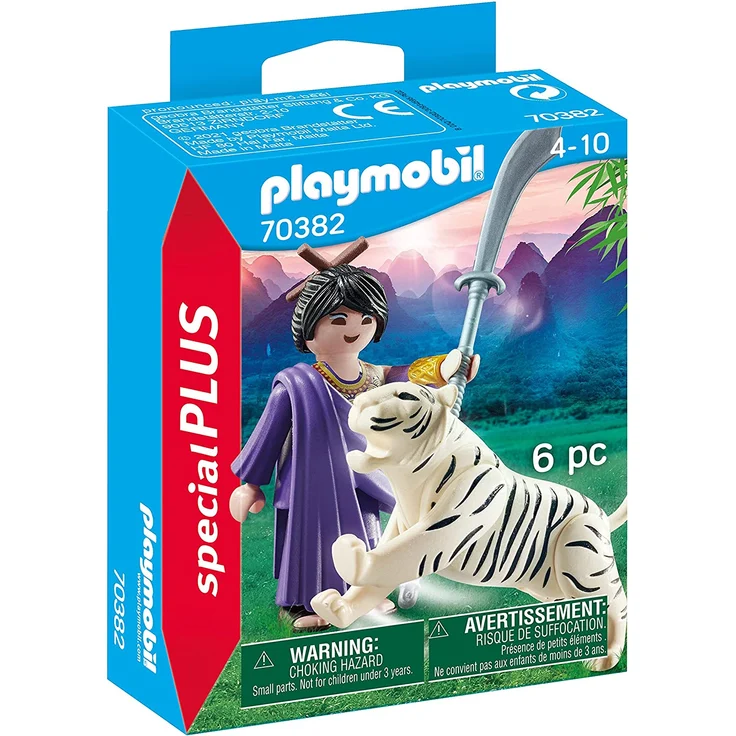 PLAYMOBIL® 70382 Special Plus Asiakämpferin mit Tiger – Bild 1