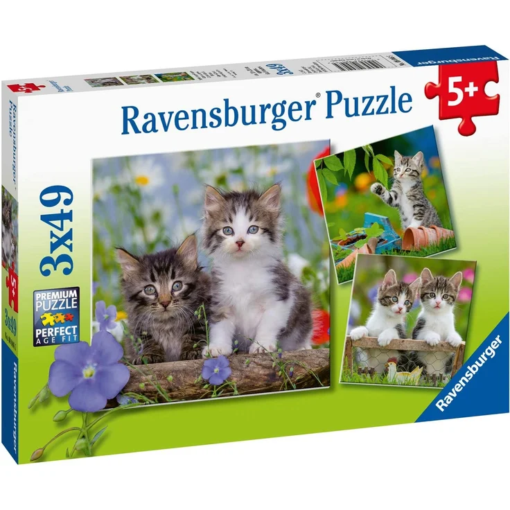 Ravensburger Puzzle 3x49 Teile Süße Samtpfötchen – Bild 13