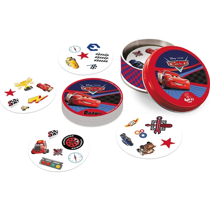 Dobble Cars, Kartenspiel, für 2-5 Spieler, ab 4 Jahren (DE-Ausgabe) – Bild 4