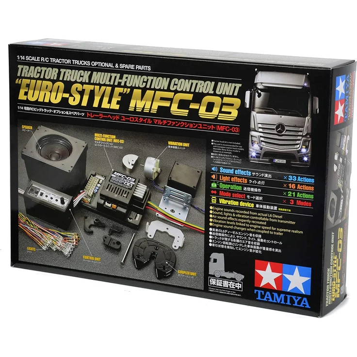 TAMIYA 300056523 1:14 MFC-03 Truck-Multifunktionseinheit, schwarz – Bild 1