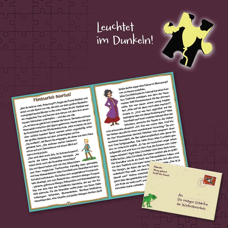 KOSMOS Story Puzzle- Die Schule der magischen Tiere Fürchterlich feierlich! – Bild 4