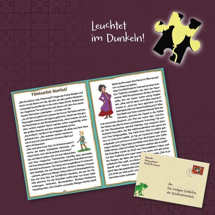 KOSMOS Story Puzzle- Die Schule der magischen Tiere Fürchterlich feierlich! – Bild 11